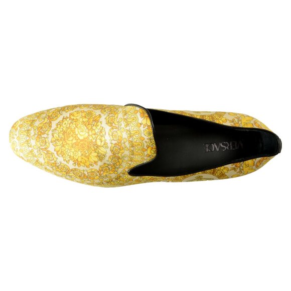 Versace Men\'s Barocco Print Moccasins Loafers Slip On Shoes US 8 IT 41 main image 4
